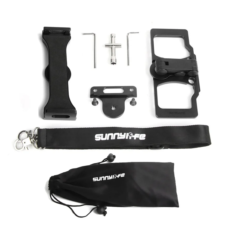 Black with stand Sunnylife обновленный телефон планшет зажим кристаллический монитор держатель для DJI MAVIC MINI 2 PRO/ZOOM MAVIC PRO AIR SPARK Дрон контроль - Цвет: Black with stand