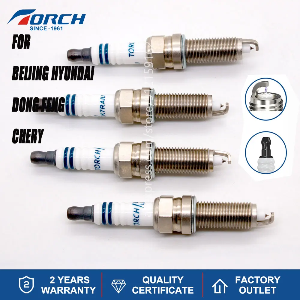 

Candle SILZKR6B10E Iridium Spark Plug Replacement Torch Brand TORCH LDK7RAIU Denso IXUH22 Fit for CHERY for DONG FENG