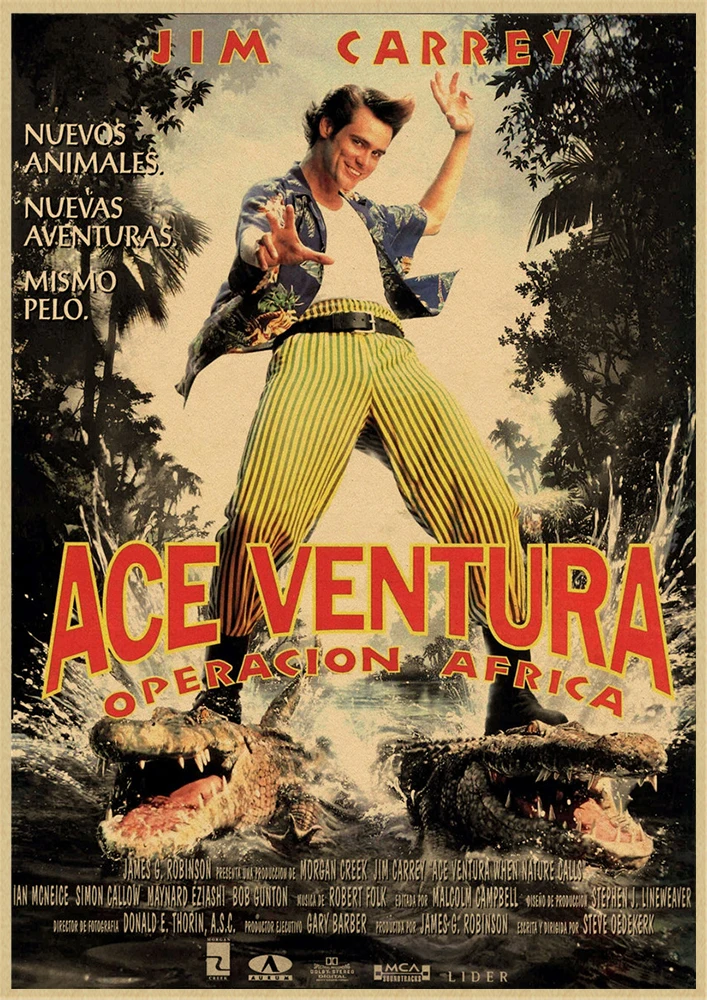 Плакаты из фильмов Джим карри крафт-бумага винтажный Ретро-постер матовой