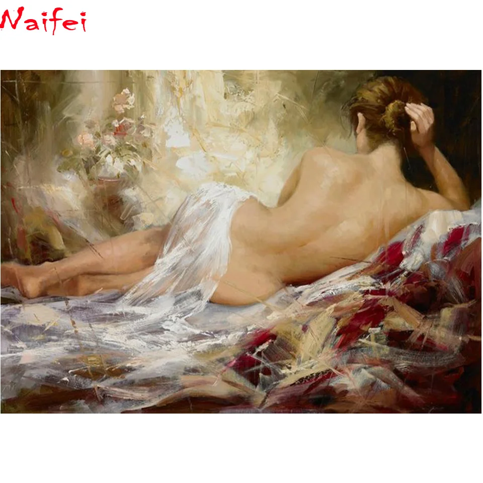 

5d «сделай сам», алмазная вышивка, абстрактный портрет, современная женщина, полная фотография, вышивка крестиком, искусство, женское тело, д...