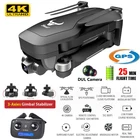 Дрон SG906 Pro 2, 2 камеры, основная-4K на трёхосевом подвесе со стабилизацией, GPS, WiFi, FPV, поддержка карт памяти TF, мотор бесколлекторный, дистанционное управление