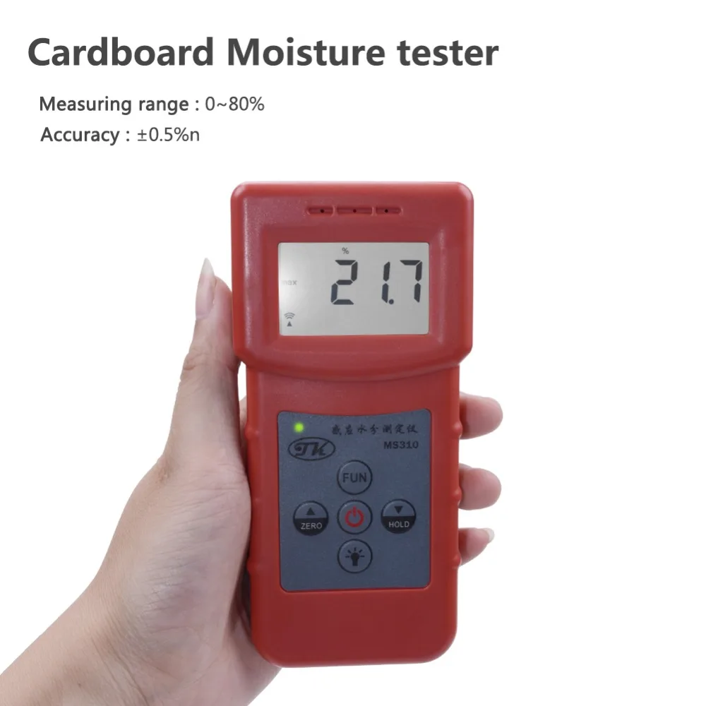 MS310 Индуктивный анализатор влажности тестер измеритель древесины для