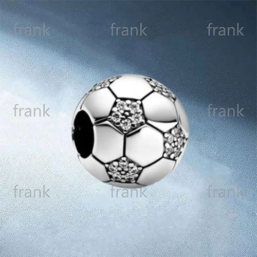 

798795C01 Sparkling Football Charm