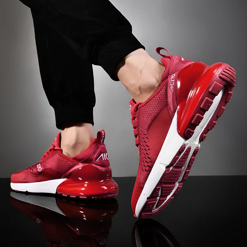 

Breathable Running Shoes for Man Black White Sport Shoes Men Sneakers Zapatos Corrientes De Verano Red Chaussure Homme De Marque