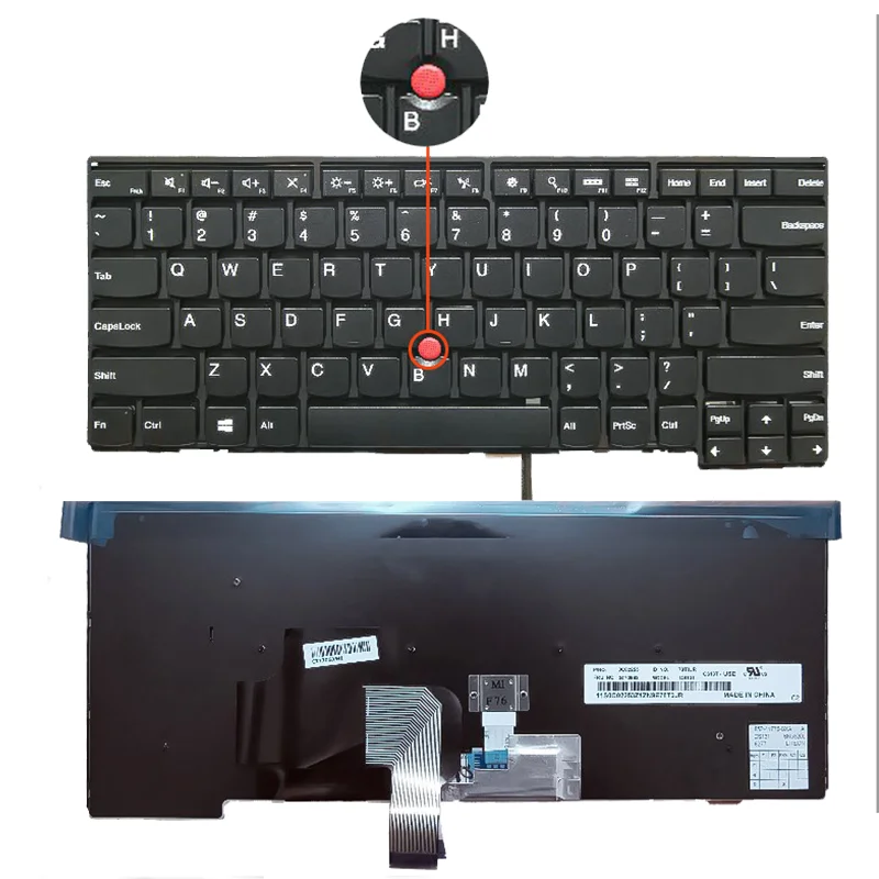 Отправляемая пленка для клавиатуры ноутбука Lenovo клавиатура с подсветкой Thinkpad L440