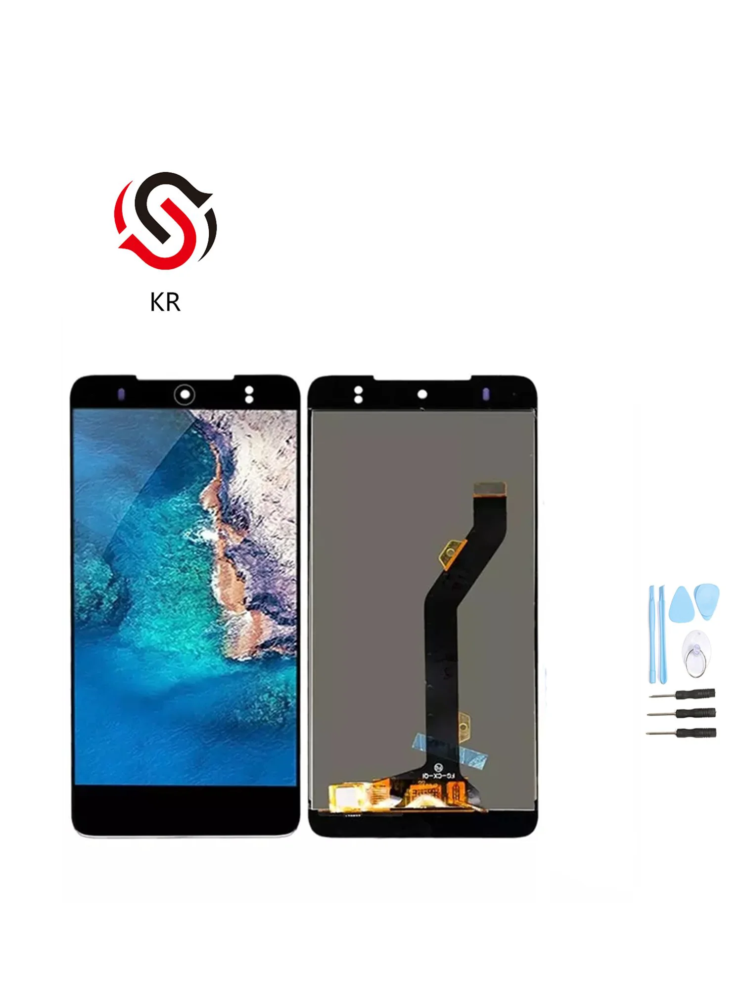 BKparts для Tecno CX Air Touch lcd сенсорный экран Camon C10 ЖК-экран стекло полная сборка Замена