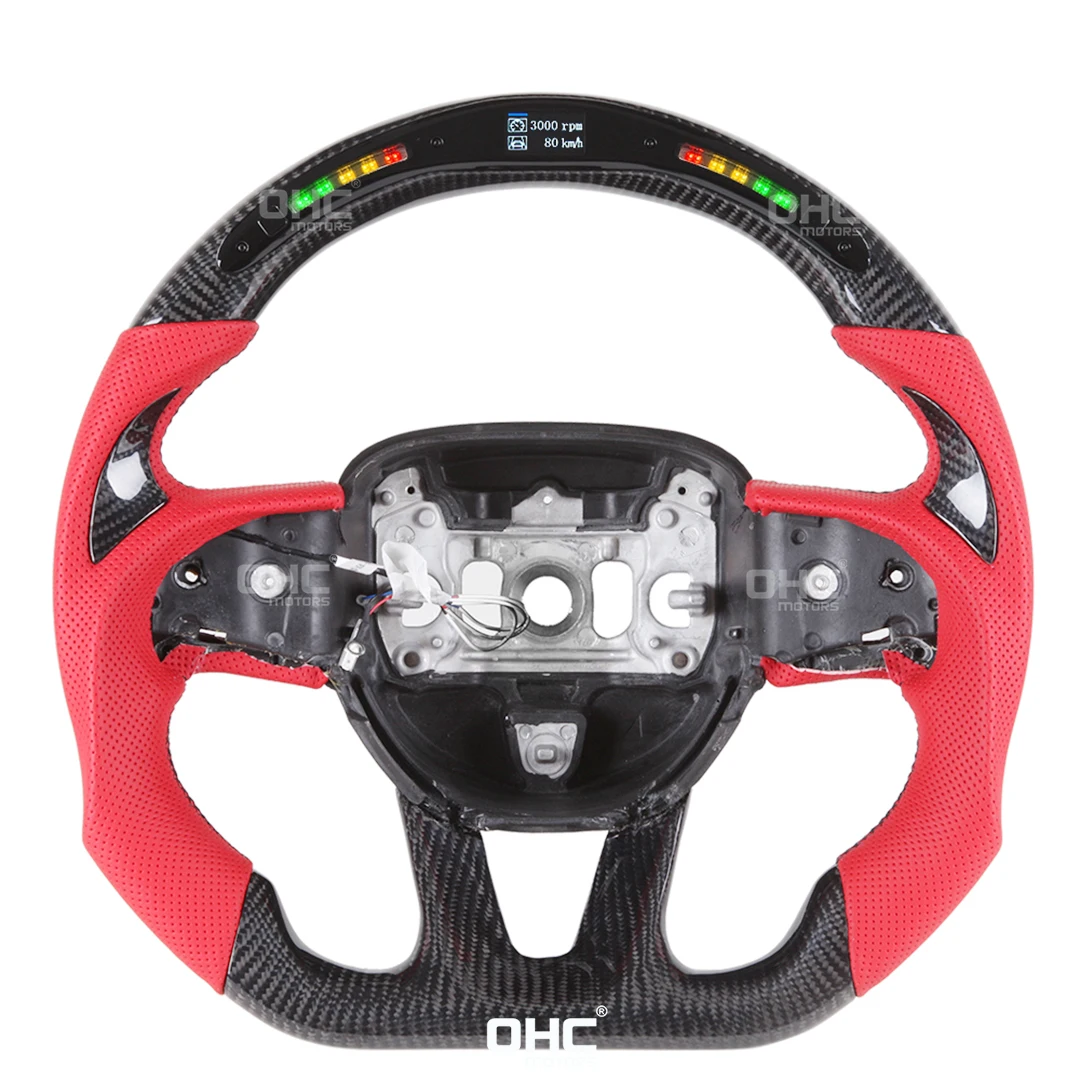

LED Performance Carbon Fiber Steering Wheel for Dodge