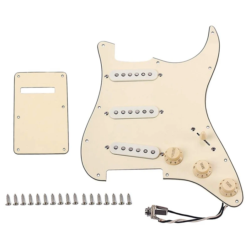 1 Набор Sss загруженный Prewired Humbucker Pickguard набор пикапов для Fender электрогитары | Спорт