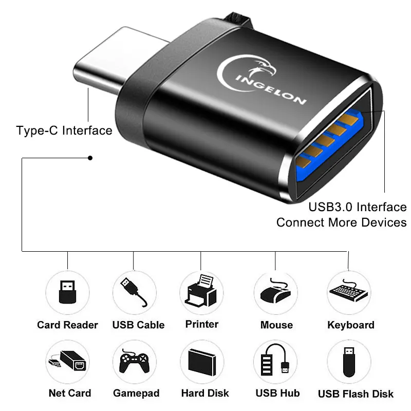 USB C к адаптеру типа 3 0 зарядки конвертер данных для Macbook Samsung S9 S10 Huawei P30 xiaomi mi 9
