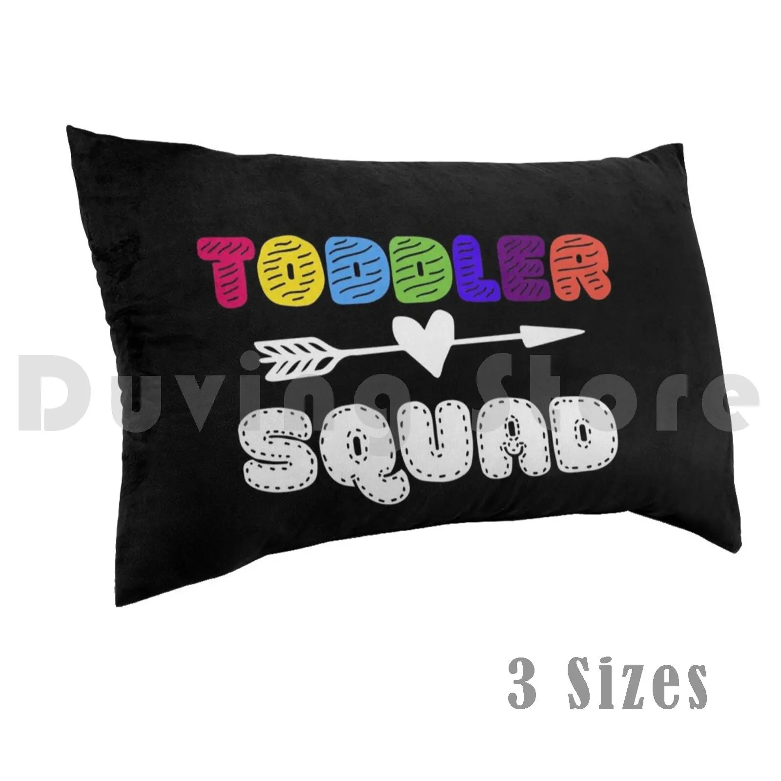

Toddler Squad , Preschool Teacher Appreciation , Kindergarten Teacher Pillow Case Printed 50x75 Toddler Kids