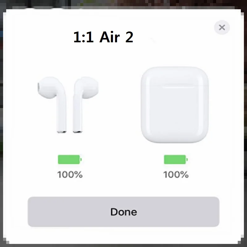 Новый Air 2 клон Bluetooth наушники W1 чип всплывающие окна Беспроводная гарнитура для