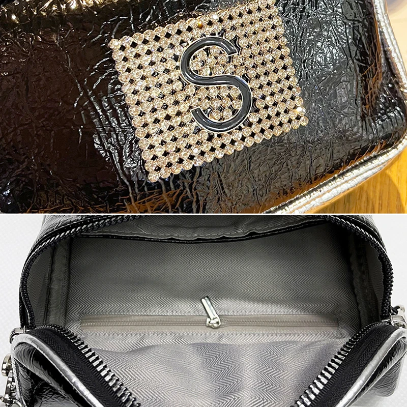 

Women's Bag Manmade Soft LeatherSaddle Shoulder Crossbody Bolsos Luxury 2021 Purses