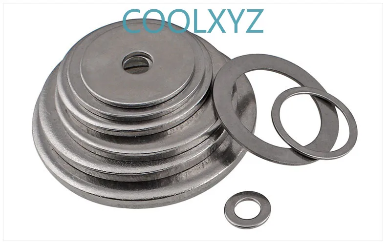 Стандартная плоская прокладка из нержавеющей стали 304 тонкая мойка Плюс Толстая