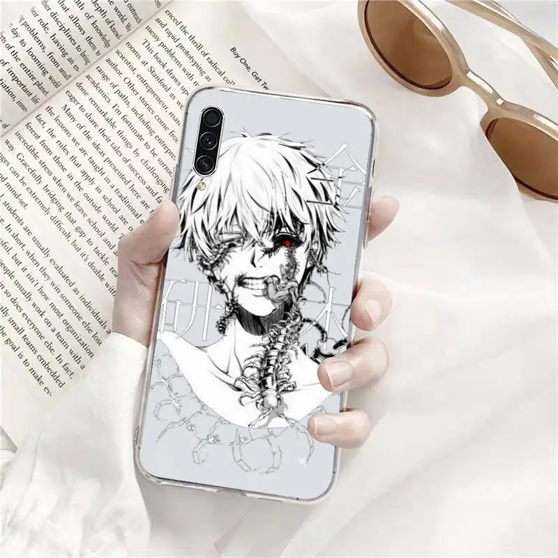 

Anime Tokyo Ghouls Phone Case Transparent for Samsung s9 s10 s20 Huawei honor P20 P30 P40 xiaomi note mi 8 9 pro lite plus