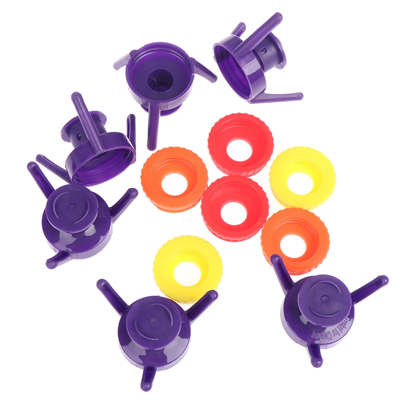 

6 шт., набор с крышкой для бутылки, держатель для пластиковой бутылки, полезный кронштейн для шампуня, герметичный чехол, перевернутый колпачок, наборы