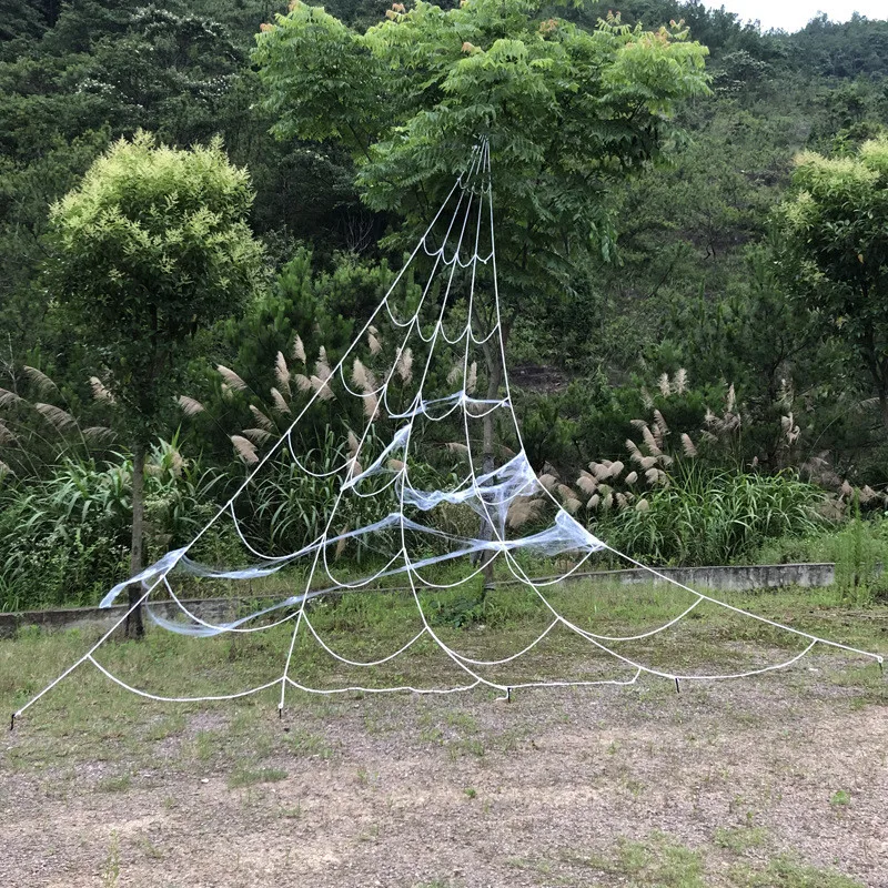 Гигантская тянущаяся паутина для Хэллоуина 5 размеров вечерние украшения бар дом