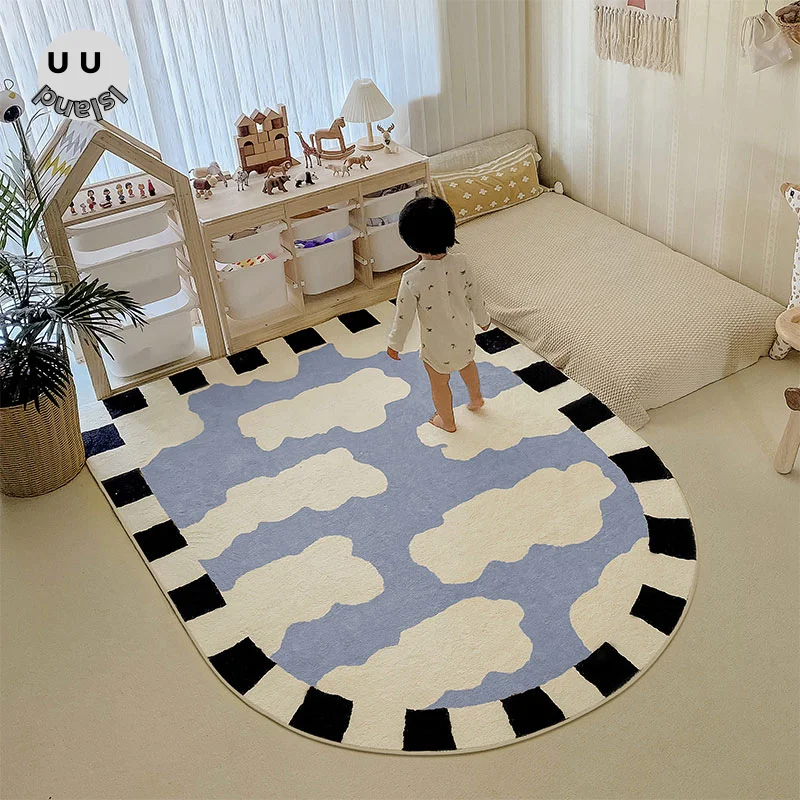 Детские ковры для гостиной столовой пушистый ковер спальни коврик детей