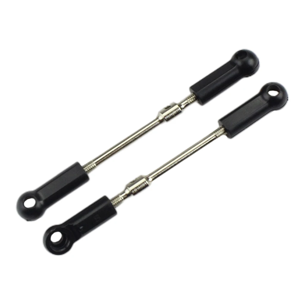 

2PCS RC Metal Steering Linkage Servo Link, Pull Rod for Wltoys 104001 1/10 RC Car Upgraded Parts Accessories