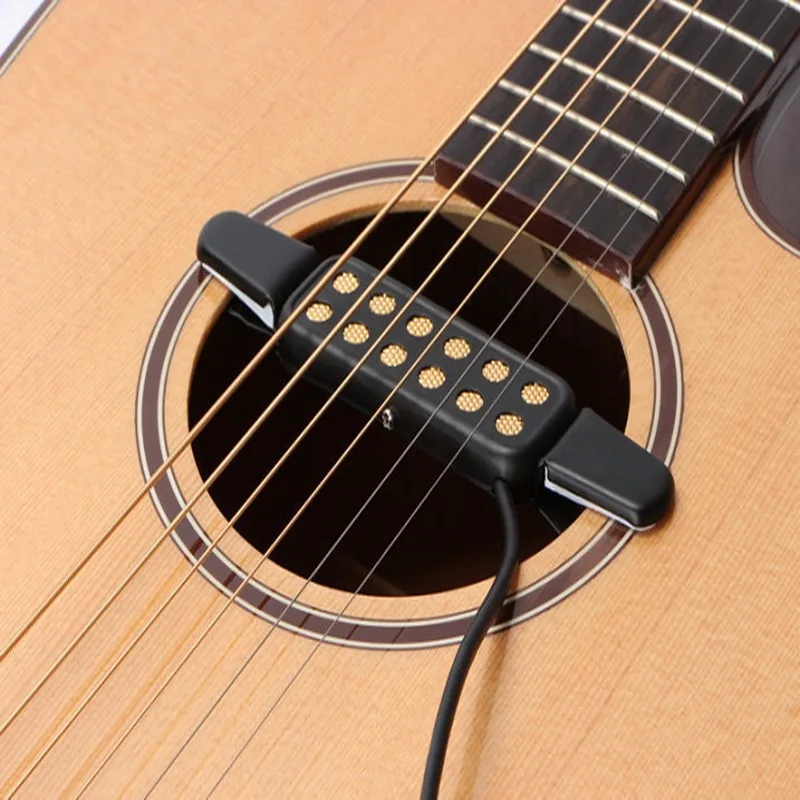 

Applicable to steel string guitar sound hole acoustic acoustic guitar pickup without opening guitar parts accessories