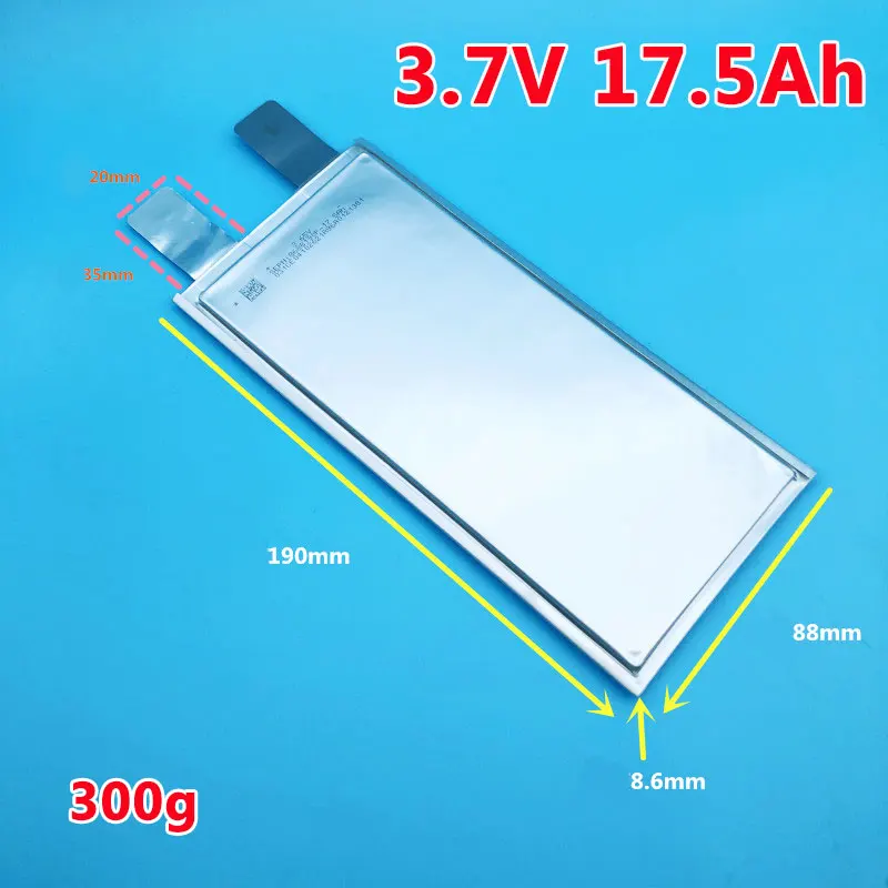 

Rechargeable 3.7V 17.5AH lithium battery 3.7v 18ah 3C discharge power cells diy 36v 48v 18ah scooter ebike wheel chair battery