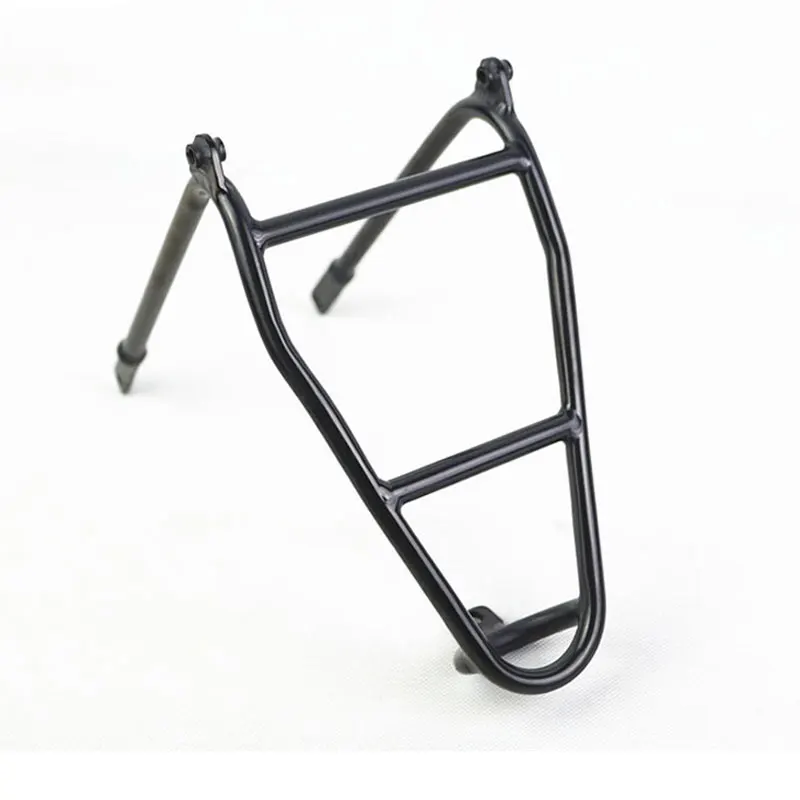 

Titanium Bicycle Cargo Rear Rack Light Duty Rair Coolingk 172g Goods Shelf Storage Folding Road Bike For Brompton 3sixty Fnhon