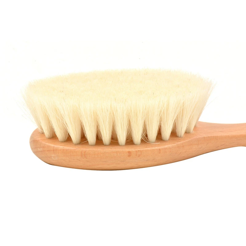 Качественная Деревянная Детская щетка для волос новорожденных и детей ясельного