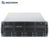 flexible 4u rack case 8 hotswap hdd bays 4u rack huge data storage cloud server chassis