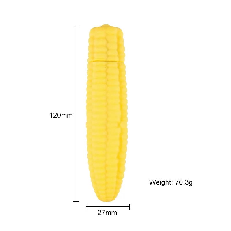 Унисекс силиконовый вибратор &quotКукуруза&quot Сильная вибрационная Анальная