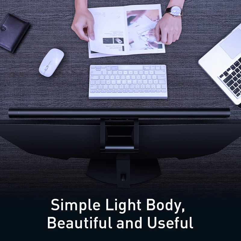 

Baseus Computer Screen Lamp PC Laptop Screen Monitor Hanging LED Light Bar Table Lamp Office Study Reading Desk USB Night Light