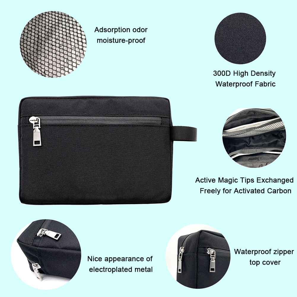 Convenient Outdoor Container Odor Proof Eliminate Scents Waterproof Home Activated Carbon Functional Practical Smell Bag | Дом и сад