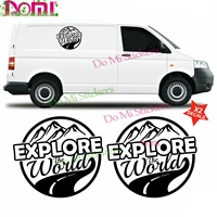 large explore the world window motorhome camper van vinyl decal sticker graphics die cut waterproof pvc