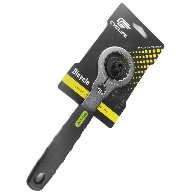 

CYCLIFE Bike Bottom Bracket Wrench, Carbon Steel Bottom Bracket Repair Install Tools for Sports Bike Road Bike