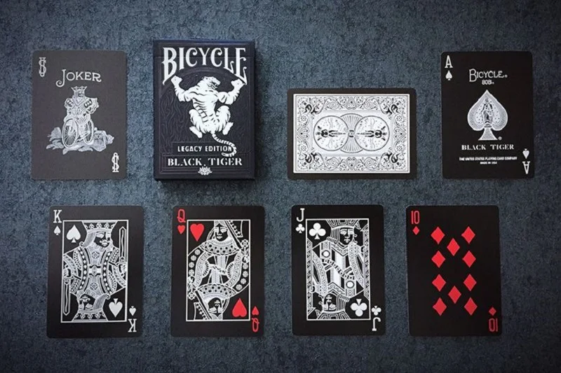 Велосипед Black Tiger Legacy Edition игральные карты Ellusionist Deck USPCC Коллекционная покерная