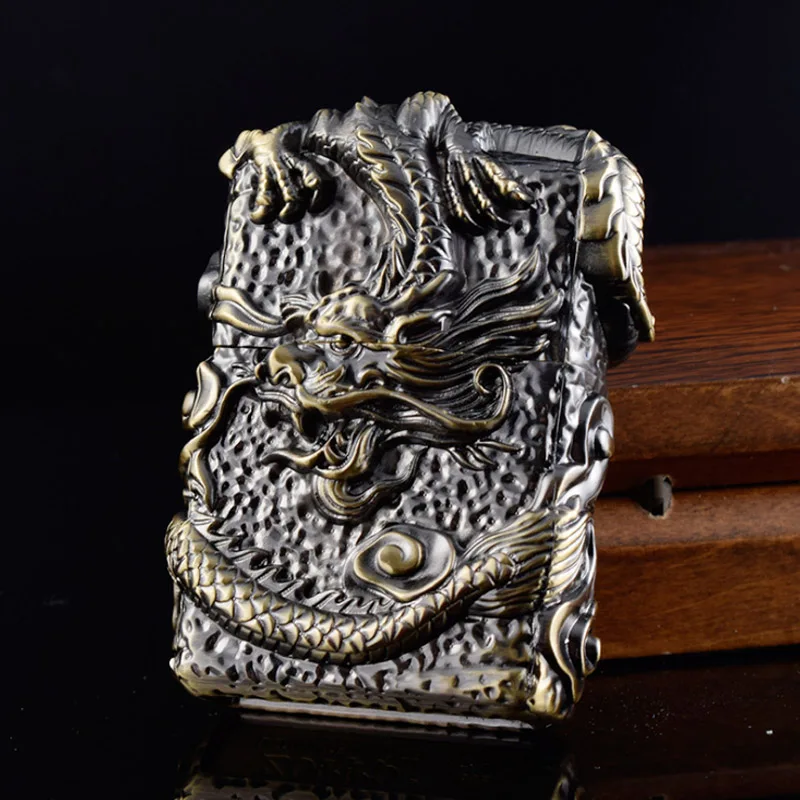 ZORRO Флинт бензиновый керосиновая Зажигалка все металлическая зажигалка с