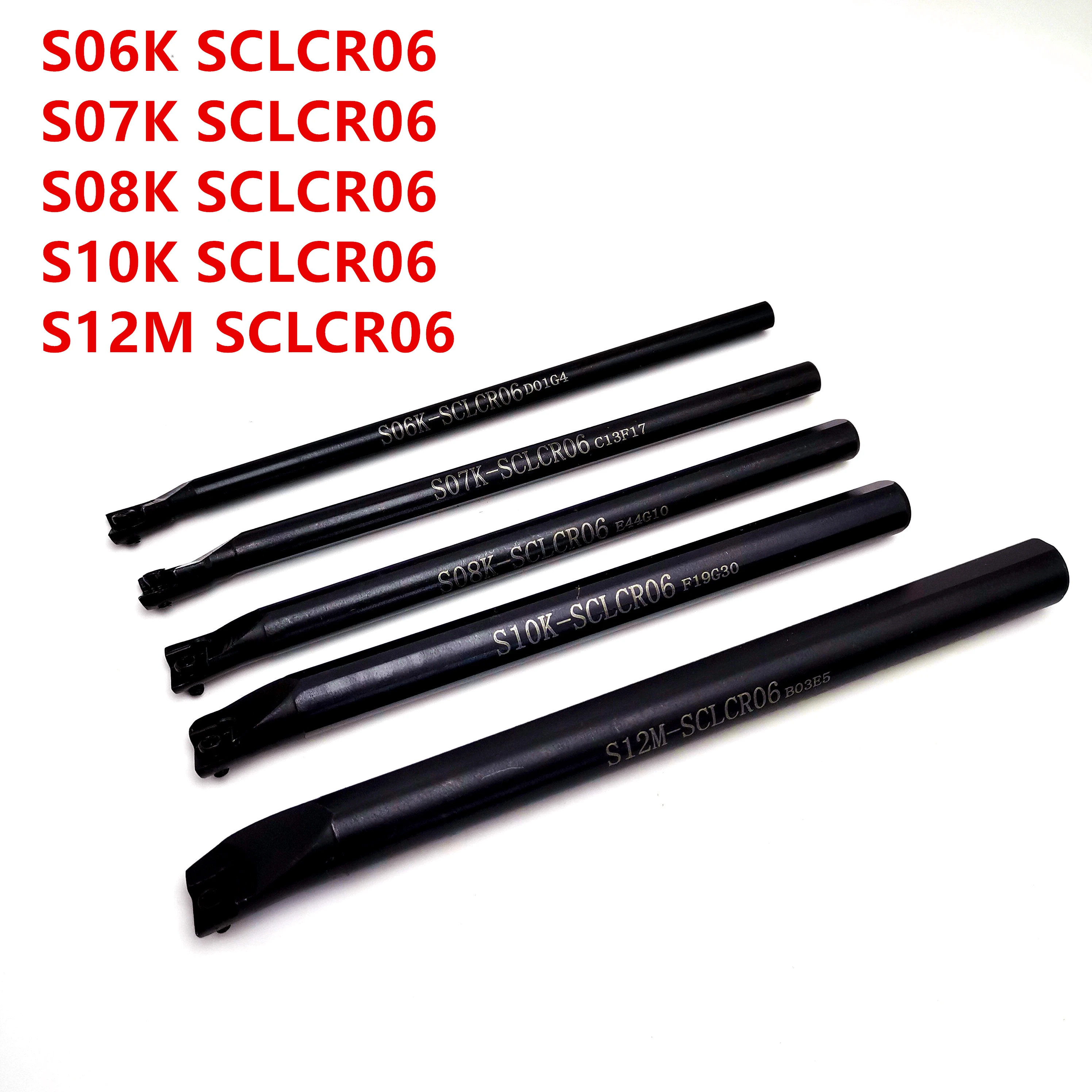 5 шт. S06K S07K/S08K/S10K S12M sslcr06 держатель расточка, SCLCR SCLCL ЧПУ Расточная штанга, 95 Deg токарный инструмент для CCMT060204