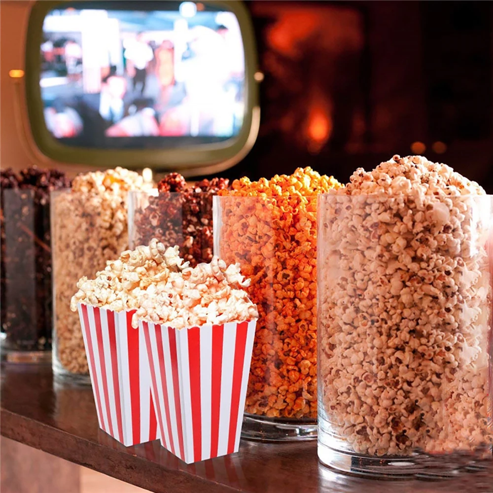 12 шт большой объем бумаги Попкорн коробка картофельные чипсы чашки одноразовые