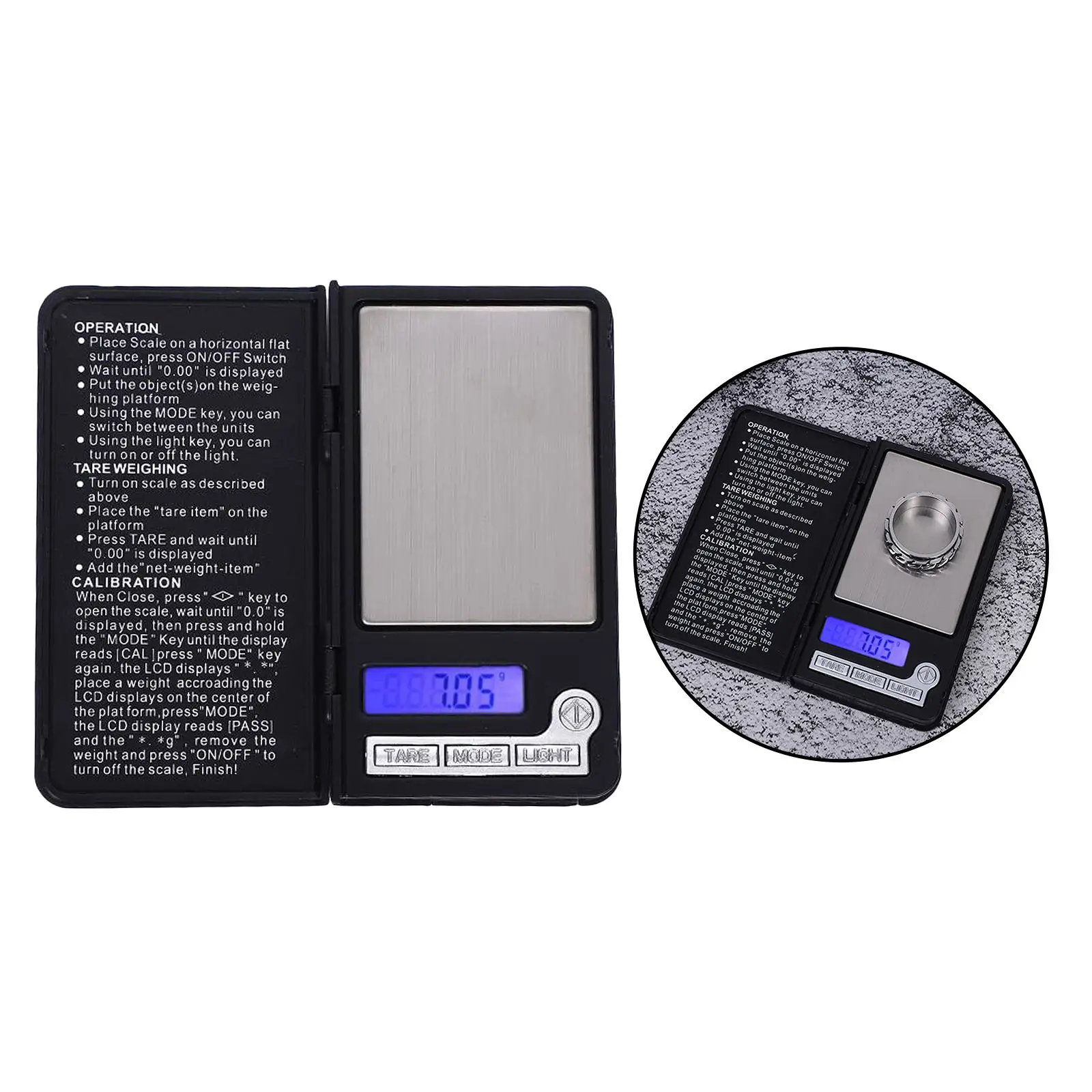 Digital Pocket Scale,Weigh Gram Scale 100g by 0.01g,Digital Grams Scale, Food Scale, Jewelry Scale Black, Kitchen Scale