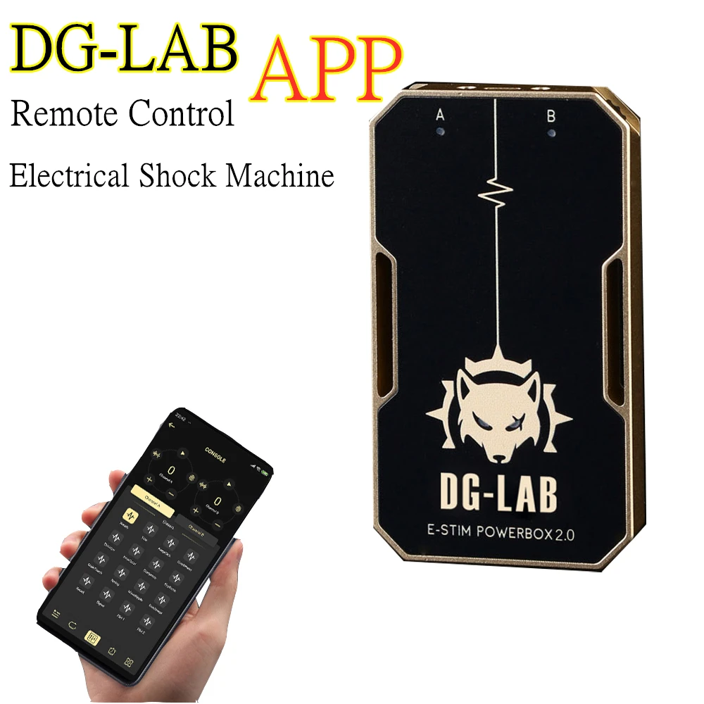 

DG-LAB APP Remote Control DIY Power Box Electro Shock Machine Dual Output Host Medical Themed Device SM Sex Toys For Couples