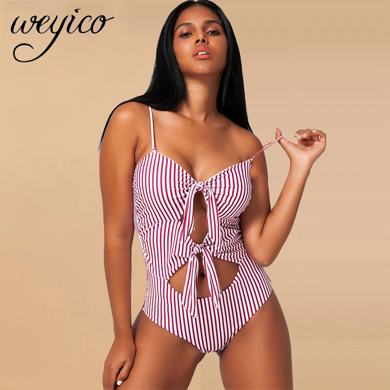 Сексуальный цельный купальник для женщин монокини с вырезами купальные костюмы