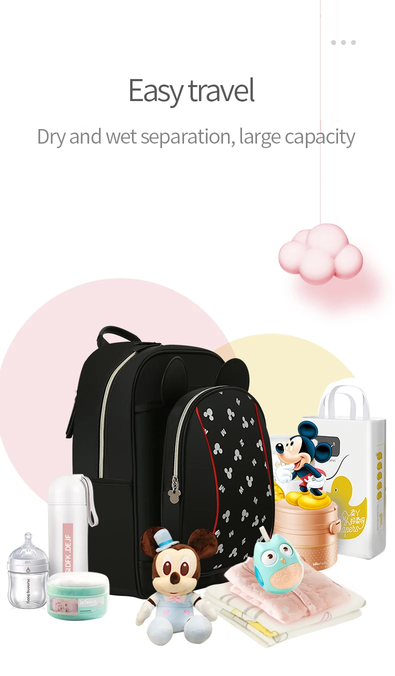 Disney мультфильм Мумия Сумка Многофункциональная Большая вместительная сумка для мам комбинированный пакет родитель-ребенок сумка