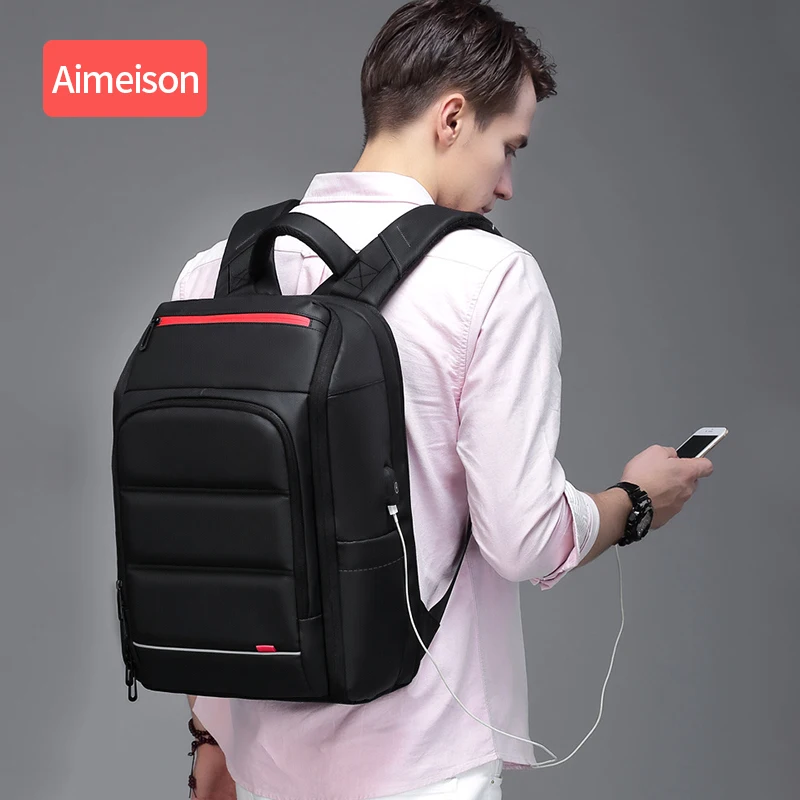 Рюкзак для путешествий, мужской рюкзак, рюкзак для ноутбука, водонепроницаемый рюкзак для зарядки, мужская сумка