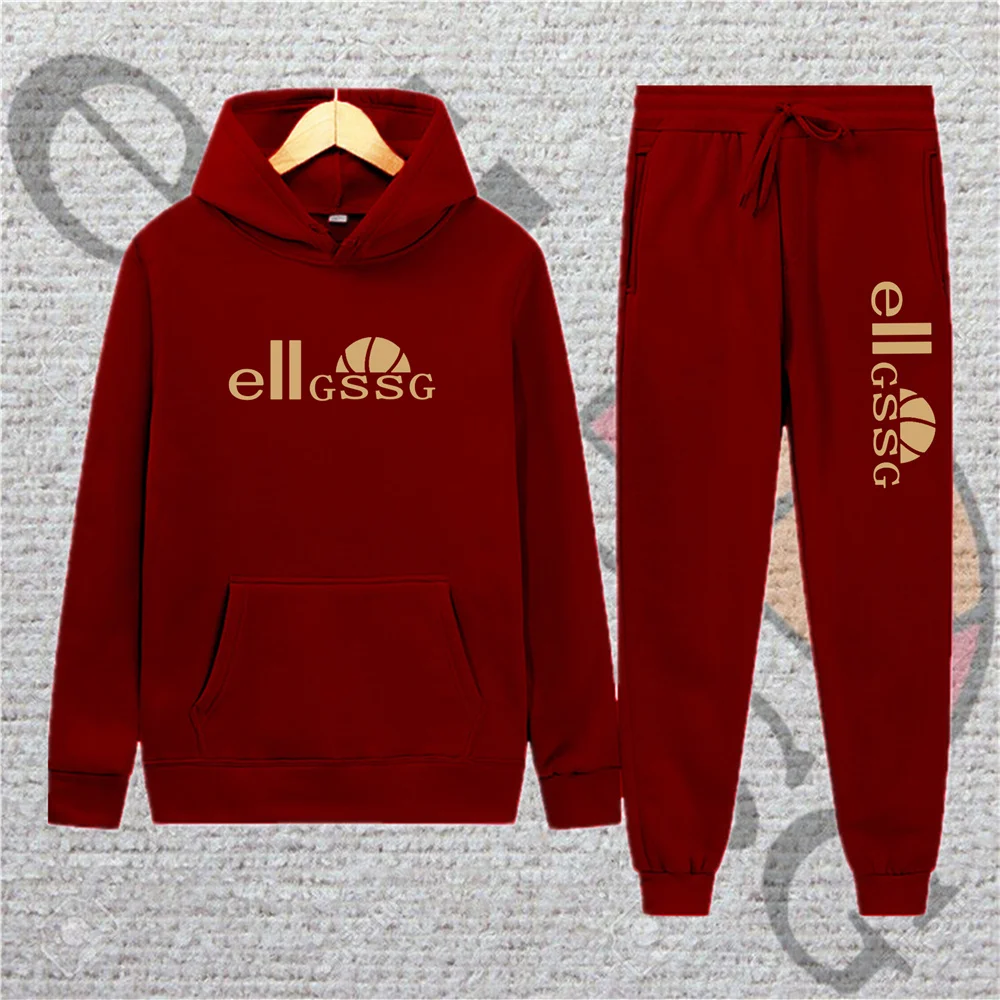 

Fashion brand men's and women's new hoodies 2021 spring and autumn men's casual hooded sports men's printed hoodies + sweatpants