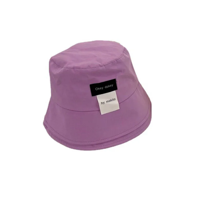 

Cotton Solid Color Fisherman Hat Women's Sun Visor Hip Hop Outdoor Travel Hat Men's Beach Sunscreen Fishing Unisex Bucket Hat