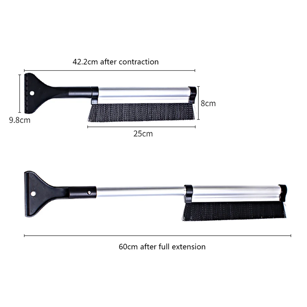 

Car Windshield Cleaner Portable Multifunctional 3 in 1 Telescoping Extendable Snow Brush for Winter Vehicle Windshield Cleaner