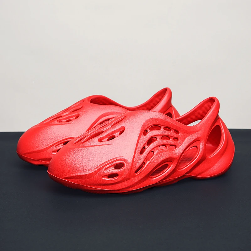 

2021 Summer Casual Shoes Men Sandals Soft Mesh Couple Beach Slippers Foam Runners Comfort Flip-flops Slipper Men Swimming Sandal