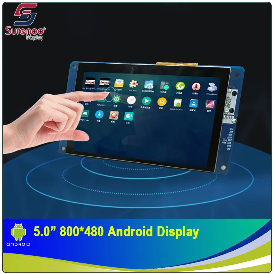 5 0 &quot800X480 Android промышленный класс WIFI IPS TFT ЖК-модуль дисплей экран с многоемкостной
