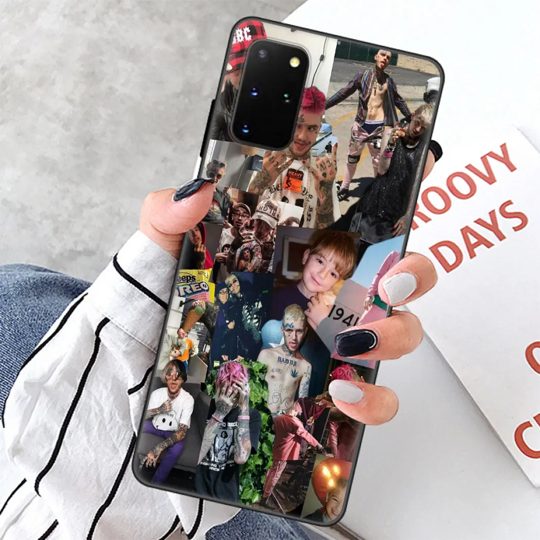 Мягкий силиконовый чехол для Samsung J7 Duo J4 J6 Prime A6 Plus A2 A3 A5 A7 A8 A9 J8 черный телефона Lil Peep