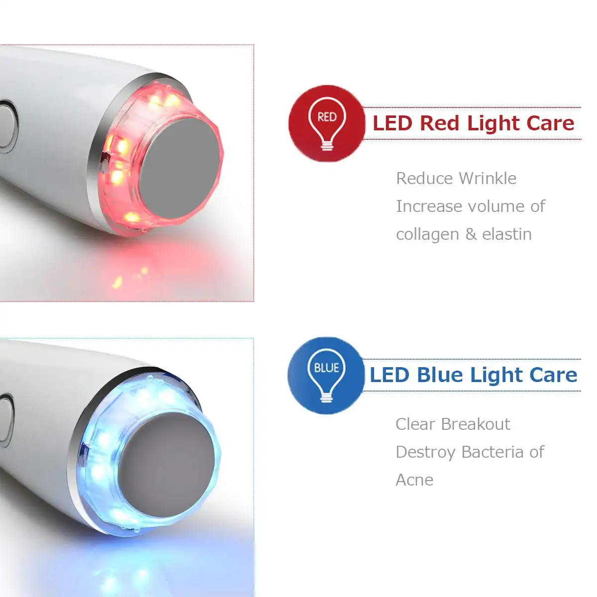 Goede Ultrasone Cryotherapie Gezicht Lifting Hot Koude Hamer Elektrische Anti Aging Huidverjonging Aanscherping Apparaat Spa Facial Massager