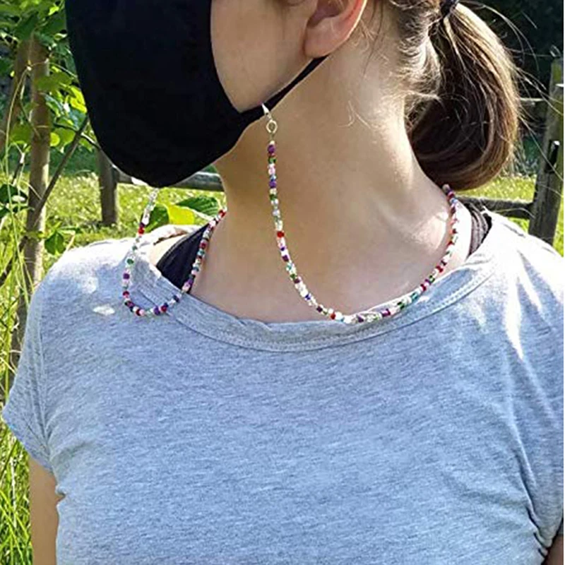 Модная разноцветная маска на ремешке сделай сам разные стили Маски Ручной Работы