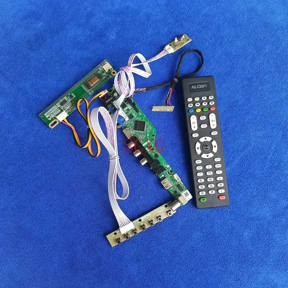 

LVDS 30Pin For LP150E02/LP150E05/LP150E06/LP150E07 kit 1CCFL HDMI-compatible USB AV VGA Controller Board 1400*1050 Analog Signal
